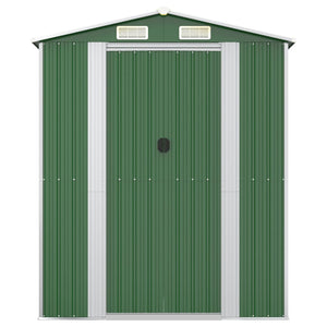 Capanno da Giardino Verde 192x772x223 cm Acciaio Zincato 3147434