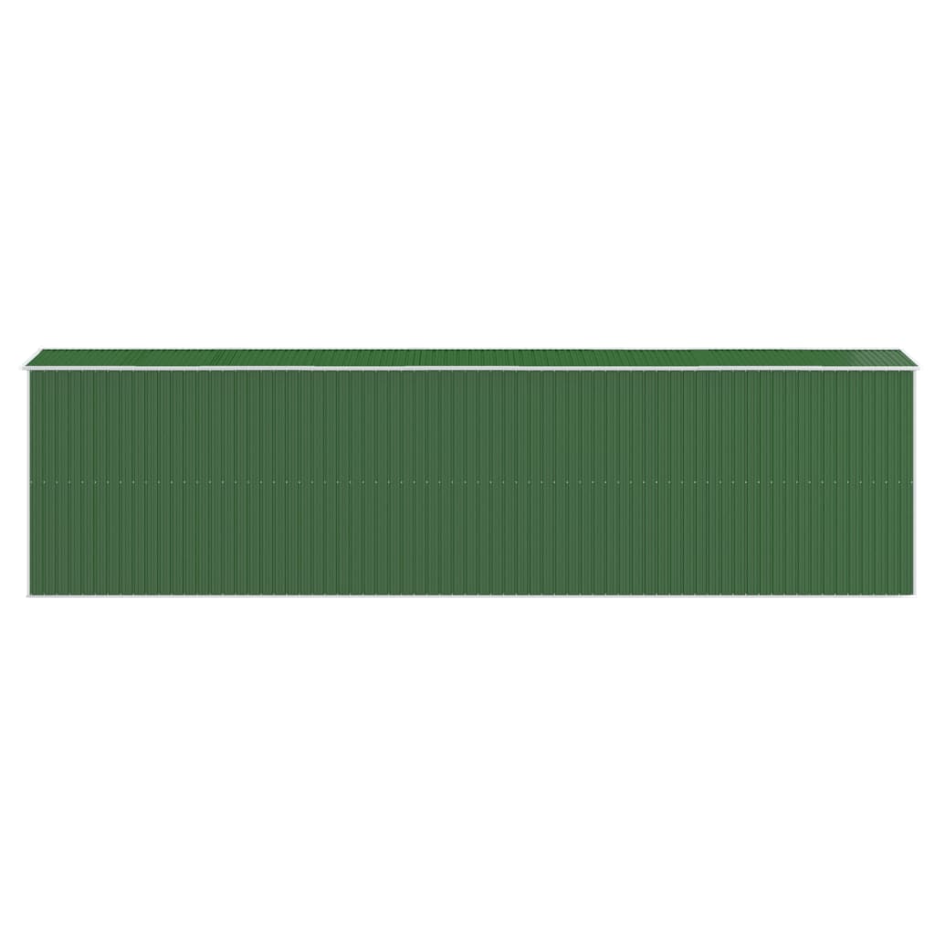 Capanno da Giardino Verde 192x772x223 cm Acciaio Zincato cod mxl 65834