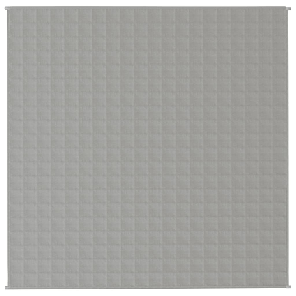 Coperta Ponderata Grigia 200x200 cm 9 kg Tessuto 350724