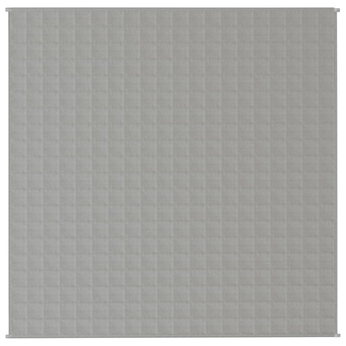 Coperta Ponderata Grigia 200x200 cm 9 kg Tessuto 350724