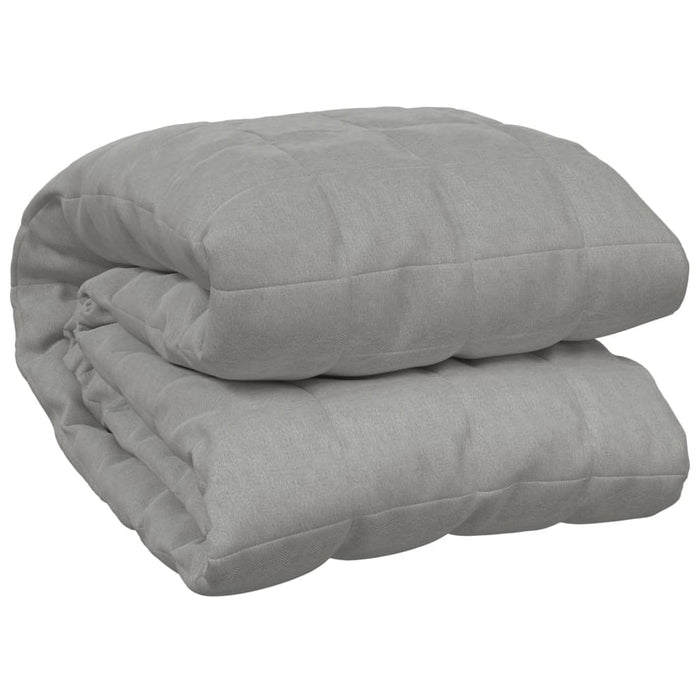 Coperta Ponderata Grigia 200x225 cm 13 kg Tessuto