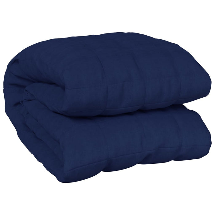 Coperta Ponderata Blu 150x200 cm 7 kg Tessuto 350738