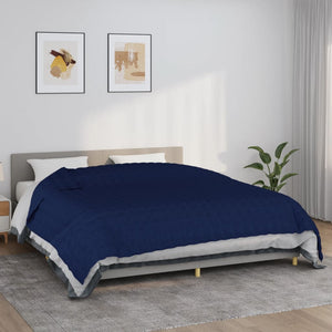 Coperta Ponderata Blu 220x260 cm 11 kg Tessuto 350748