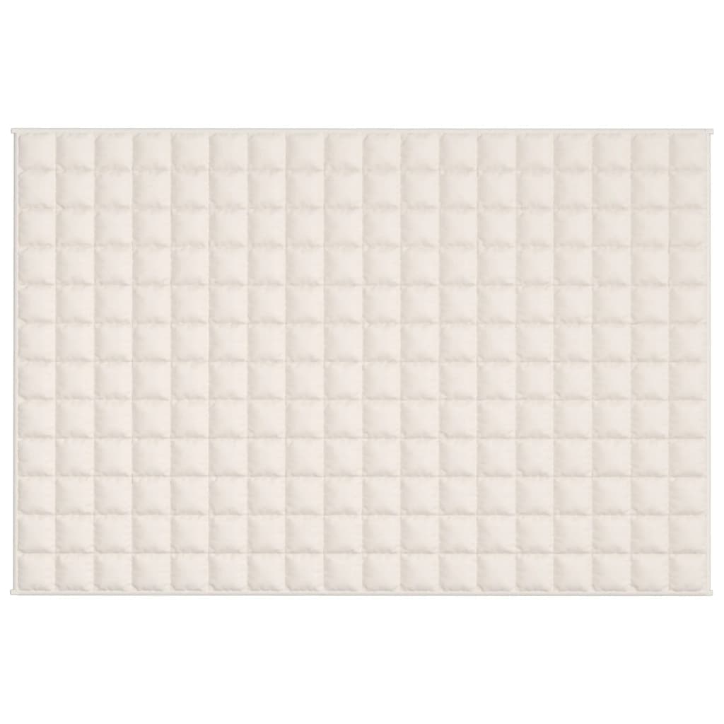 Coperta Ponderata Crema Chiaro 120x180 cm 5 kg Tessuto 350752