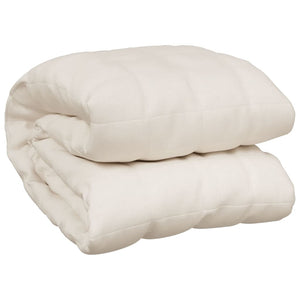 Coperta Ponderata Crema Chiaro 120x180 cm 9 kg Tessuto cod mxl 66975