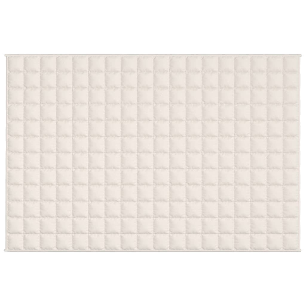 Coperta Ponderata Crema Chiaro 120x180 cm 9 kg Tessuto cod mxl 66975