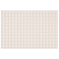 Coperta Ponderata Crema Chiaro 120x180 cm 9 kg Tessuto cod mxl 66975