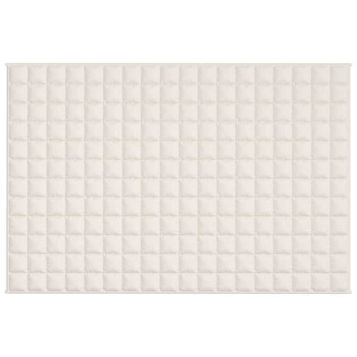 Coperta Ponderata Crema Chiaro 120x180 cm 9 kg Tessuto cod mxl 66975