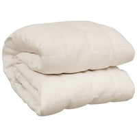 Coperta Ponderata Crema Chiaro 150x200 cm 7 kg Tessuto cod mxl 66972