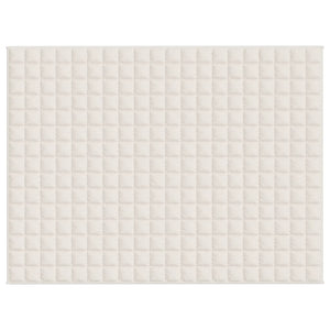 Coperta Ponderata Crema Chiaro 150x200 cm 7 kg Tessuto cod mxl 66972