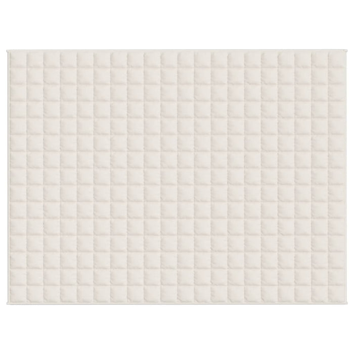 Coperta Ponderata Crema Chiaro 150x200 cm 7 kg Tessuto cod mxl 66972