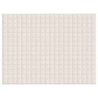 Coperta Ponderata Crema Chiaro 150x200 cm 7 kg Tessuto 350756