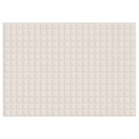 Coperta Ponderata Crema Chiaro 155x220 cm 7 kg Tessutocod mxl 93457