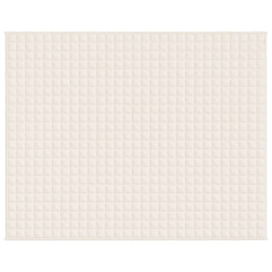 Coperta Ponderata Crema Chiaro 235x290 cm 11 kg Tessuto cod mxl 66980