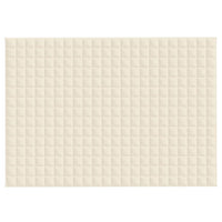 Coperta Ponderata Crema Chiaro 155x220 cm 11 kg Tessuto 350813