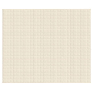 Coperta Ponderata Crema Chiaro 220x260 cm 15 kg Tessuto 350821