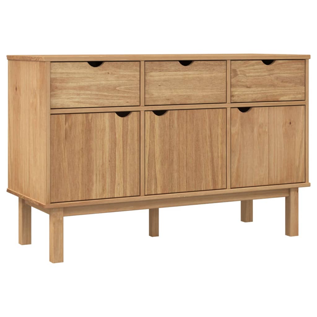 Credenza OTTA 114x43x73,5 cm in Legno Massello di Pino 351297