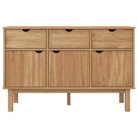 Credenza OTTA 114x43x73,5 cm in Legno Massello di Pino 351297