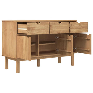 Credenza 114x43x73,5 cm in Legno Massello di Pino