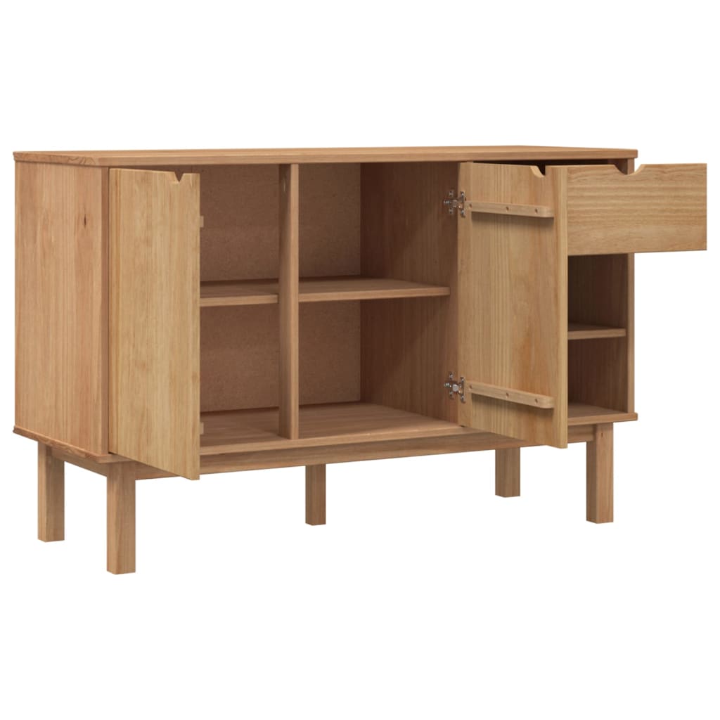 Credenza OTTA 114x43x73,5 cm in Legno Massello di Pino 351300