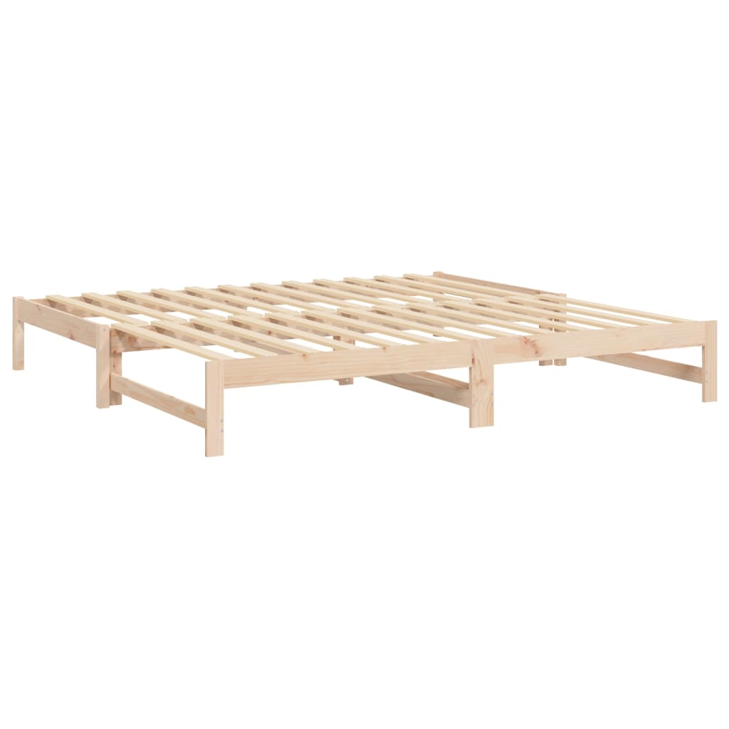 Dormeuse Estraibile 2x(90x200) cm Legno Massello di Pino cod mxl 59086