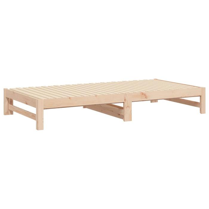 Dormeuse Estraibile 2x(90x200) cm Legno Massello di Pino cod mxl 59086