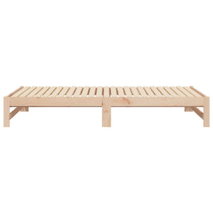 Dormeuse Estraibile 2x(90x200) cm Legno Massello di Pino cod mxl 59086