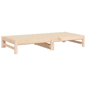 Dormeuse Estraibile 2x(90x190) cm Legno Massello di Pino cod mxl 55112