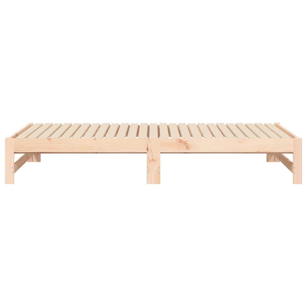 Dormeuse Estraibile 2x(90x190) cm Legno Massello di Pino cod mxl 55112