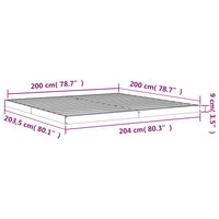 Giroletto 200x200 cm in Legno Massello di Pino cod mxl 60103