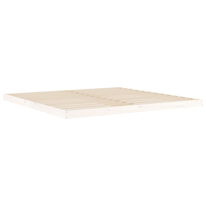 Giroletto Bianco 200x200 cm in Legno Massello di Pino cod mxl 64709