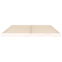 Giroletto Bianco 150x200cm Legno Massello di Pino 5FT King Size cod mxl 58473