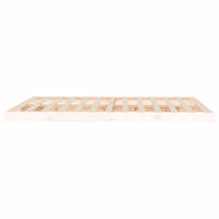 Giroletto Bianco 150x200cm Legno Massello di Pino 5FT King Size cod mxl 58473