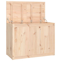 Contenitore per Bucato 88,5x44x66 cm Legno Massello Pino