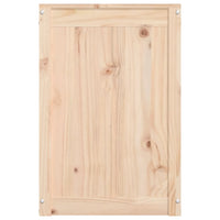 Contenitore per Bucato 88,5x44x66 cm Legno Massello Pino 823569