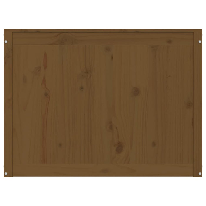 Contenitore per Bucato Miele 88,5x44x66 cm Legno Massello Pino