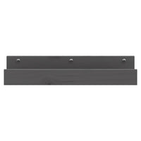 Mensole da Parete 2 pz Grigio 50x12x9cm Legno Massello di Pino cod mxl 32787