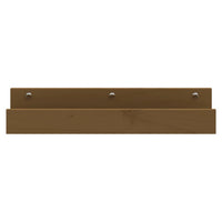 Mensole da Parete 2 pz Miele 50x12x9cm Legno Massello di Pino 823587