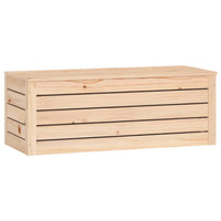 Contenitore Portaoggetti 89x36,5x33 cm Legno Massello Pino 823619