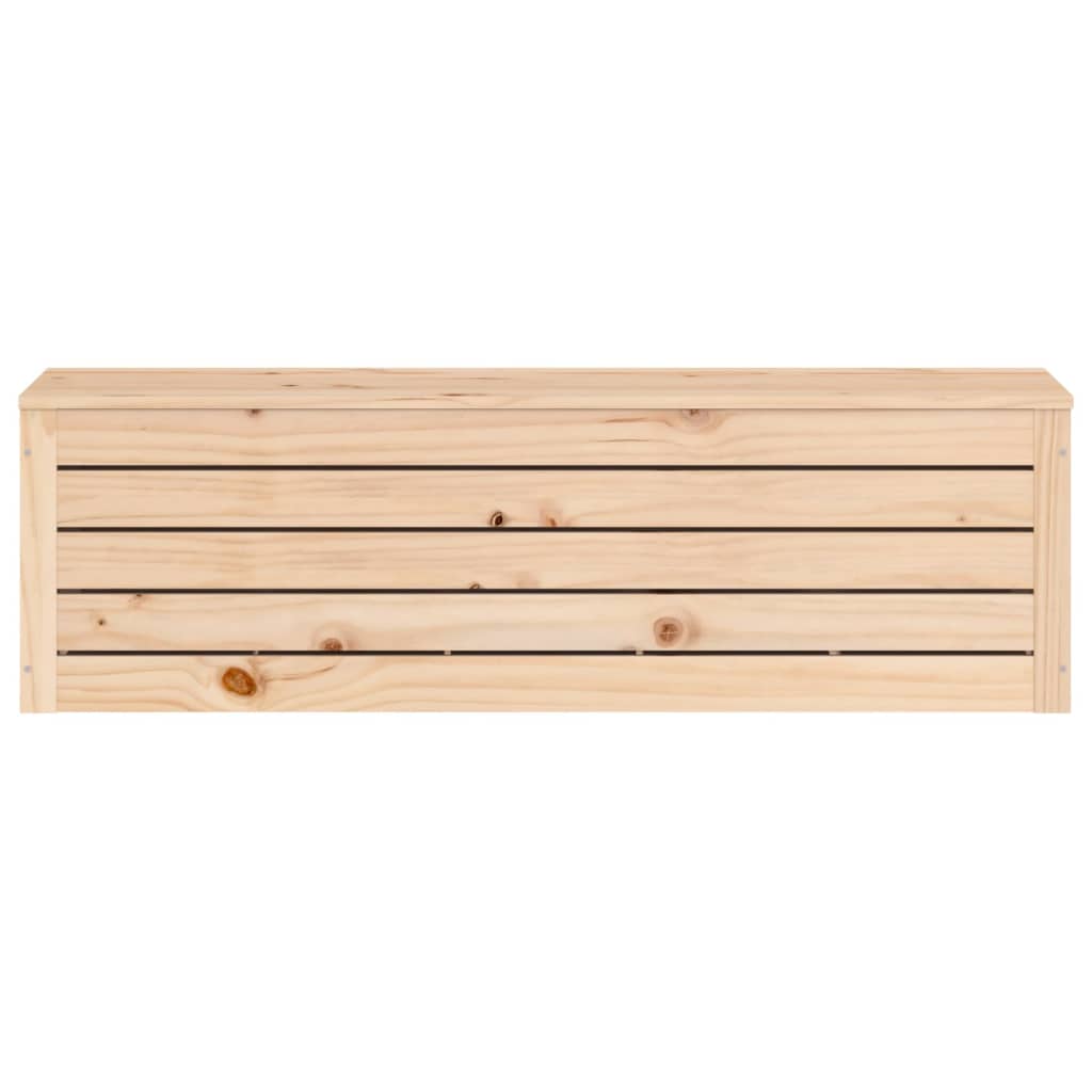 Contenitore Portaoggetti 109x36,5x33 cm Legno Massello Pino 823624