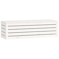 Contenitore Portaoggetti Bianco 109x36,5x33cm Massello di Pino cod mxl 62556