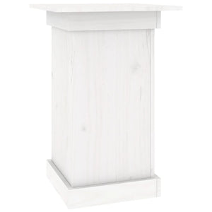 Portafiori bianco 40x40x60 cm in Legno Massello di Pino cod mxl 65179