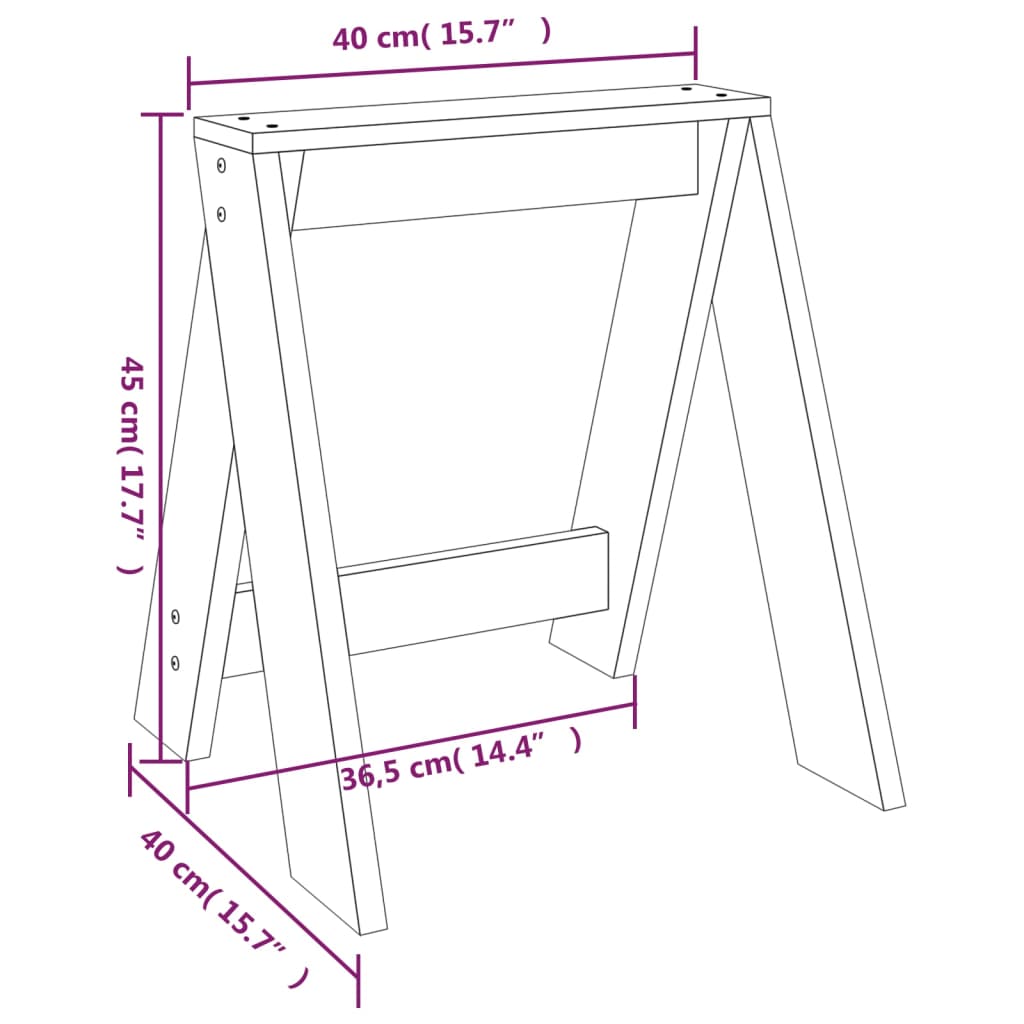 Sgabelli 2 pz Bianchi 40x40x45 cm in Legno Massello di Pino cod mxl 50212