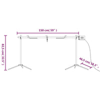 Griglia Automatica con Motore Acciaio Inox 150x46,5x82,5cm