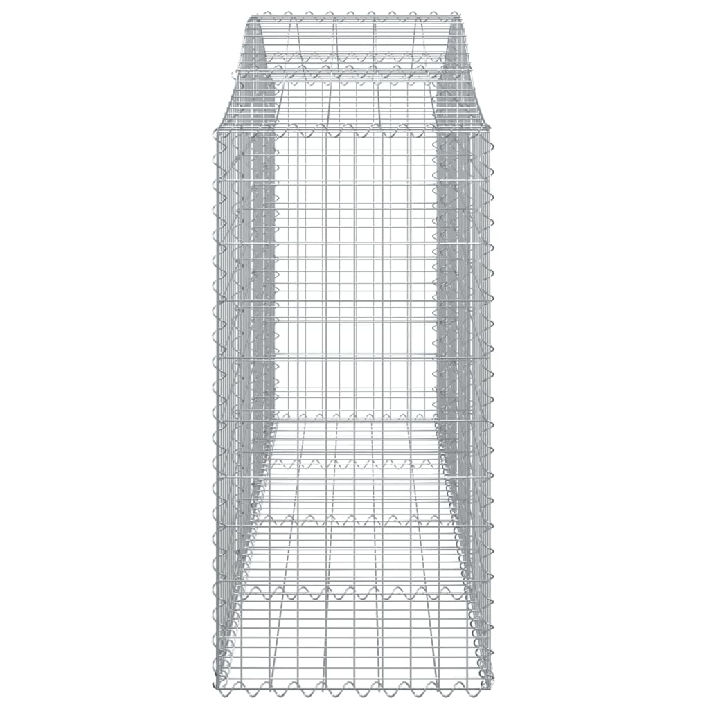 Cesto Gabbione ad Arco 200x50x100/120 cm Ferro Zincato 153395