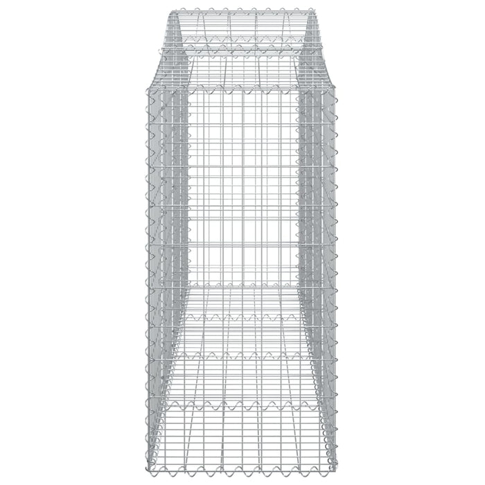 Cesto Gabbione ad Arco 200x50x100/120 cm Ferro Zincato 153395