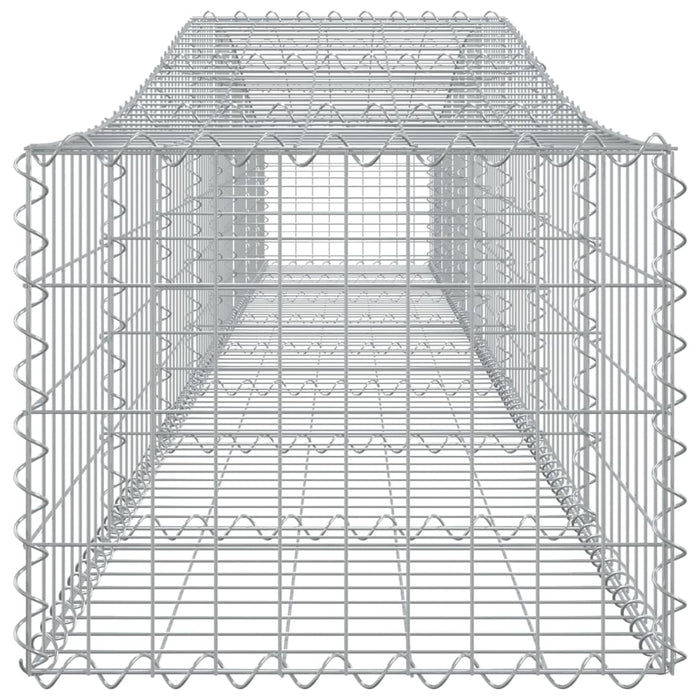 Cesto Gabbione ad Arco 400x50x40/60 cm Ferro Zincato 153412