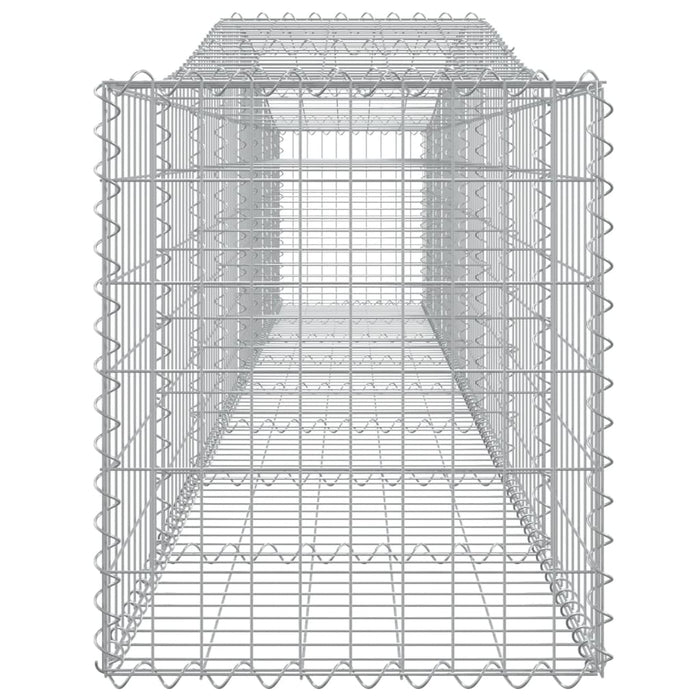 Cesto Gabbione ad Arco 400x50x60/80 cm Ferro Zincato 153413