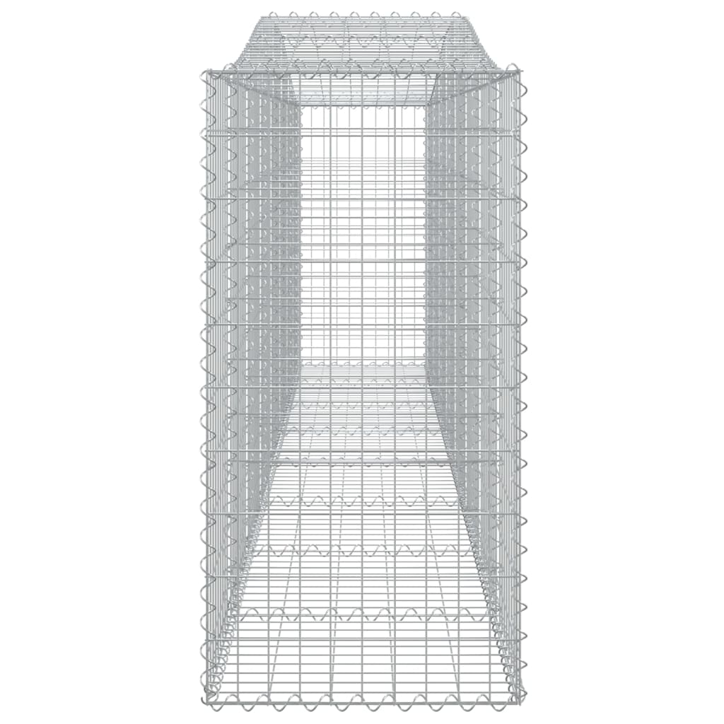 Cesto Gabbione ad Arco 400x50x100/120 cm Ferro Zincato 153415