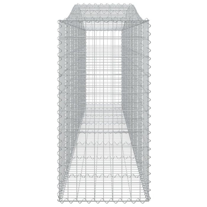 Cesto Gabbione ad Arco 400x50x100/120 cm Ferro Zincato 153415